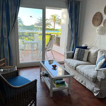 Sea & Pool View Garden Apartment Las Palmeras Nerja Exterior foto