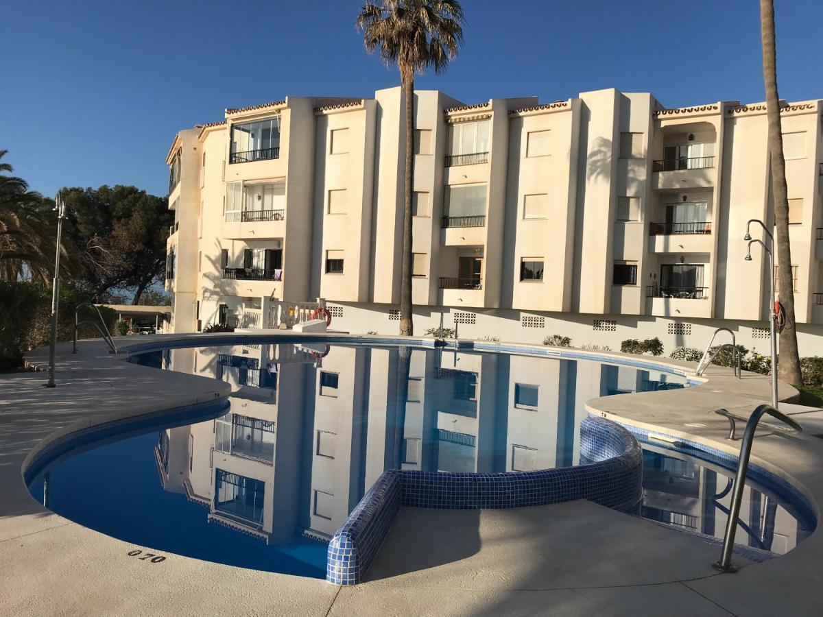 Sea & Pool View Garden Apartment Las Palmeras Nerja Exterior foto